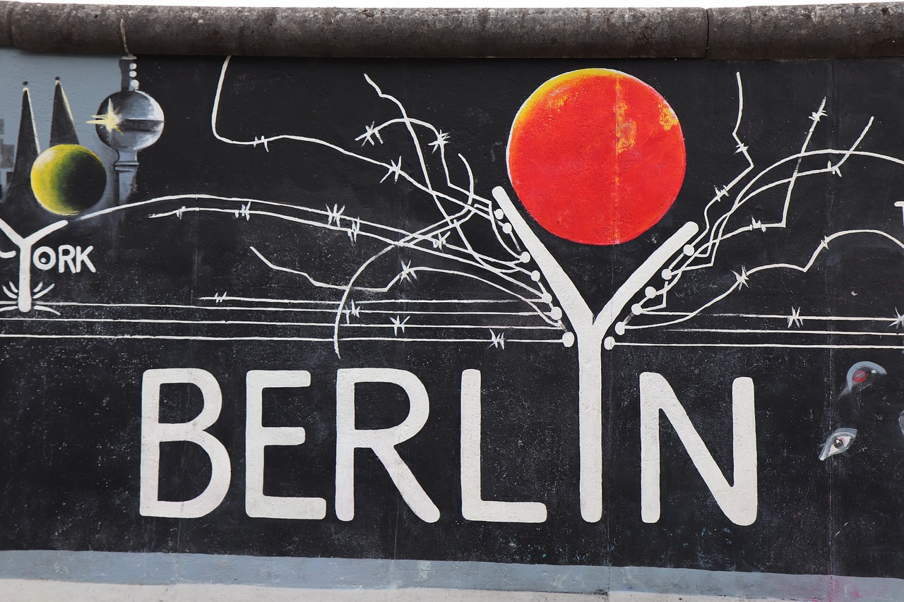 Berlynas, Rytus, Pusė, Galerija, Berlynas, Berlin Siena, Grafiti, Menas, Struktūros, Siena