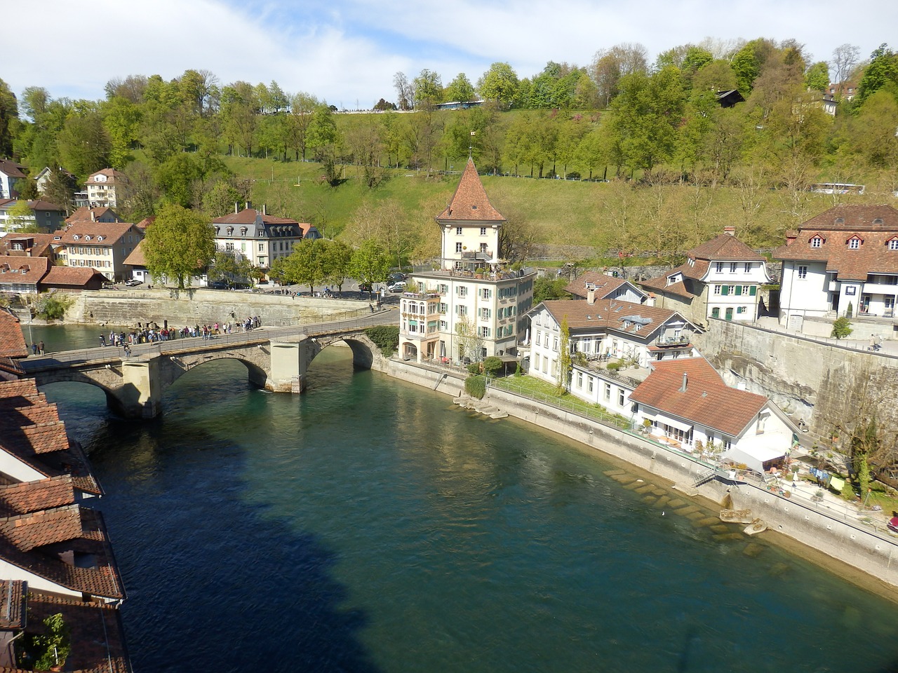 Bern, Tiltas, Miestas, Kanalas, Šveicarija, Nemokamos Nuotraukos,  Nemokama Licenzija