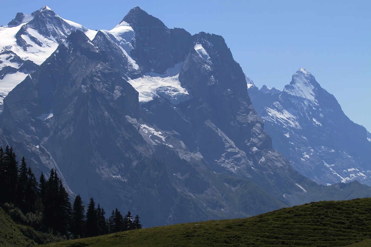 Berner, Berni Oberland, Alpės, Kalnai, Alpių, Brienz, Šveicarija, Kraštovaizdis, Panorama, Vaizdas