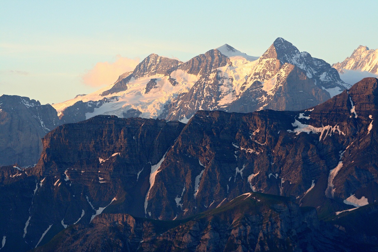 Berni Oberland, Alpės, Kalnai, Alpių, Brienz, Šveicarija, Kraštovaizdis, Panorama, Vaizdas, Žygiai