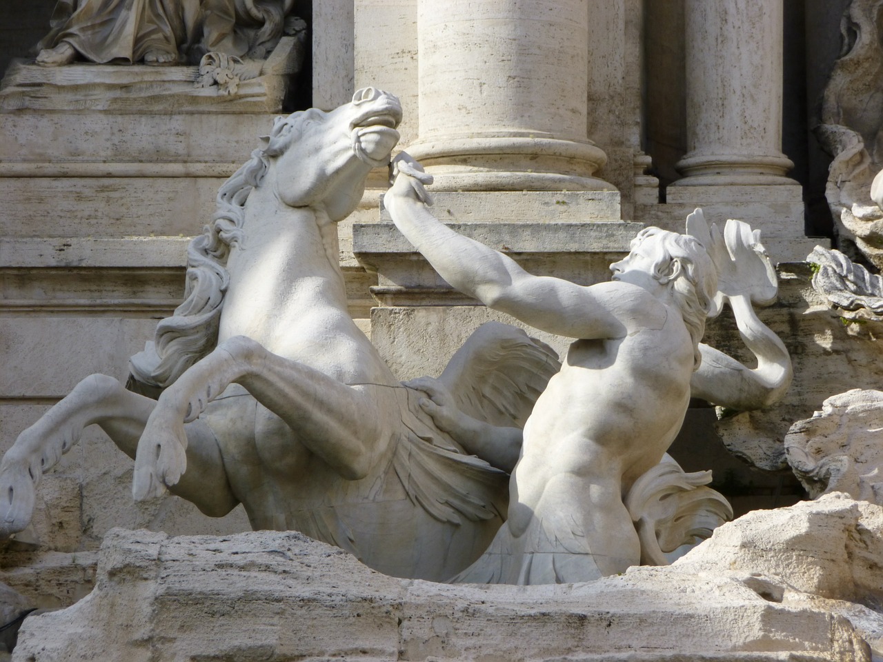 Bernini, Roma, Italy, Statula, Kelionė, Ekskursijos, Roma, Fontana Di Trevi, Nemokamos Nuotraukos,  Nemokama Licenzija