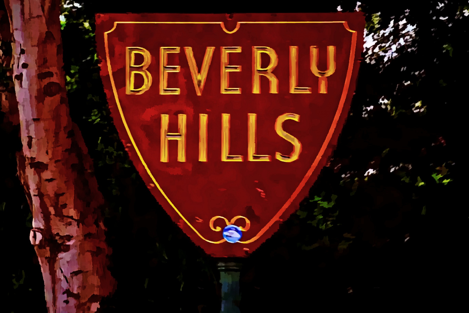 Beverly & Nbsp,  Kalvos & Nbsp,  Ženklas,  Beverly & Nbsp,  Kalvos,  Ženklas,  Dažymas,  Menas,  Beverly,  Kalifornija