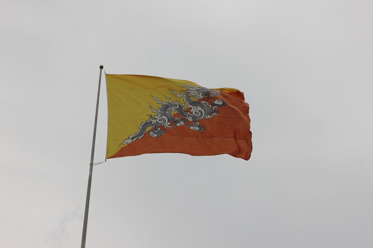 Butanas, Vėliava, Šalis, Simbolis, Nemokamos Nuotraukos,  Nemokama Licenzija