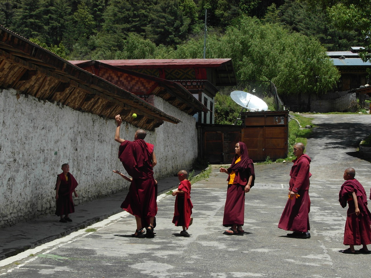 Butanas, Vienuoliai, Budizmas, Vienuolynas, Nemokamos Nuotraukos,  Nemokama Licenzija