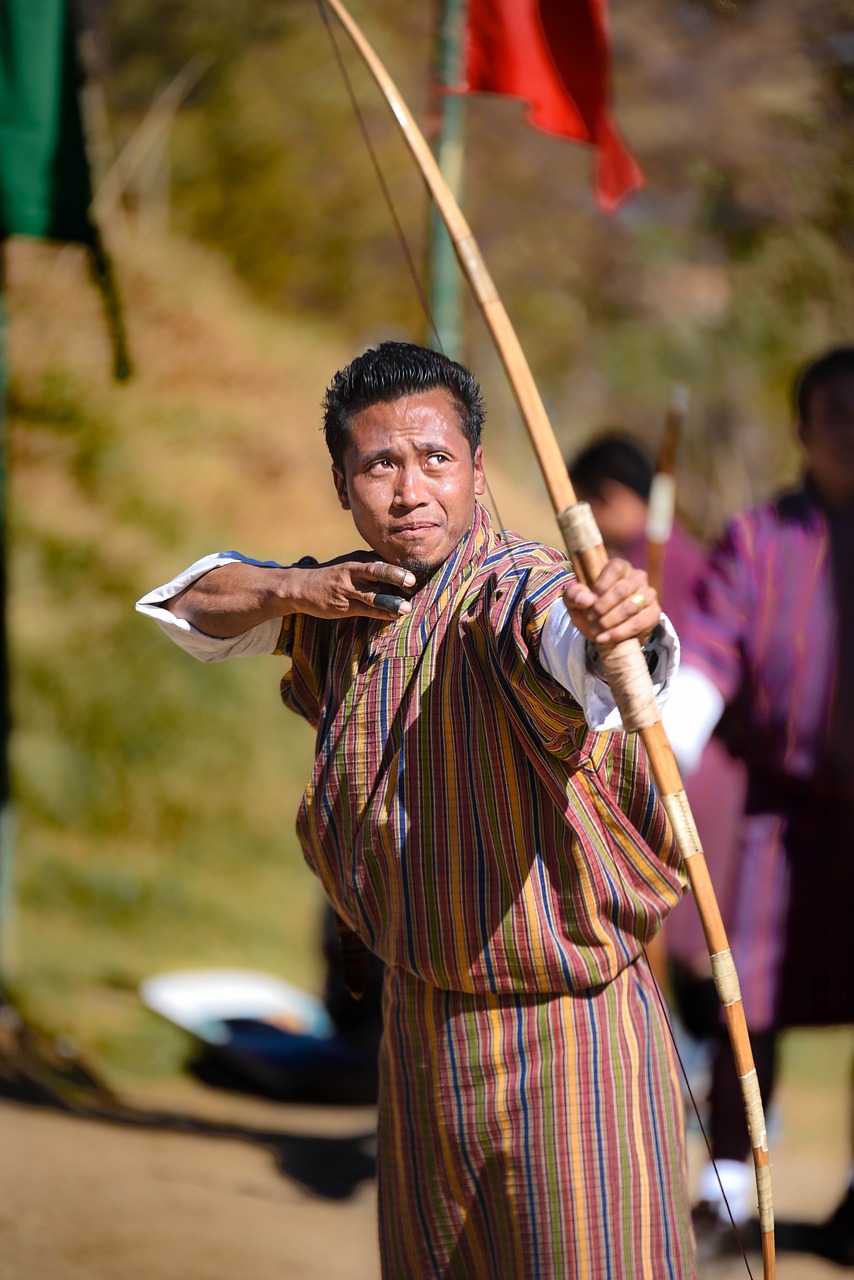 Butanas, Šaudymas Iš Lanko, Tradicija, Kultūra, Tradicinis, Rodyklė, Vintage, Tribal, Ginklas, Senovės