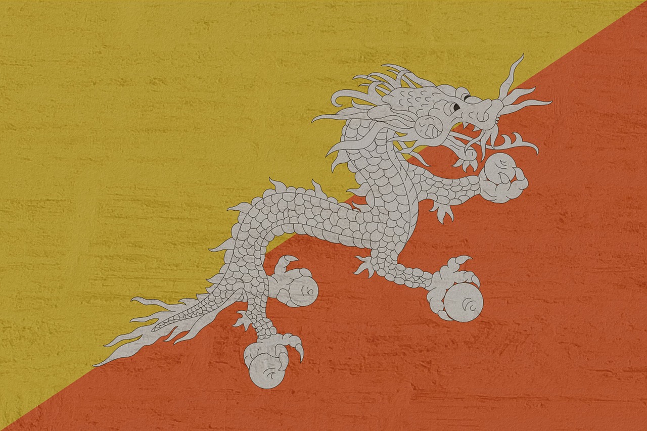 Butanas, Vėliava, Nemokamos Nuotraukos,  Nemokama Licenzija