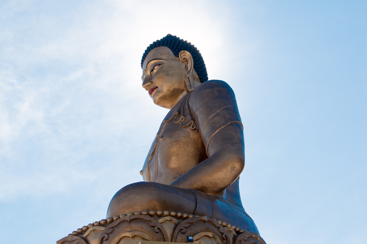 Butanas, Buddha Dordenma Statula, Buda, Nemokamos Nuotraukos,  Nemokama Licenzija