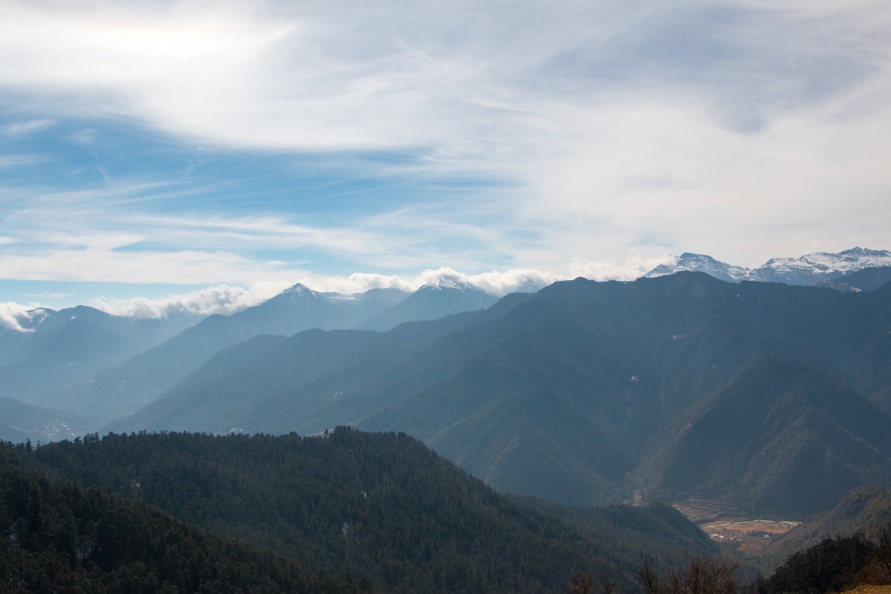 Butanas, Kalnai, Chelela Praeiti, Nemokamos Nuotraukos,  Nemokama Licenzija