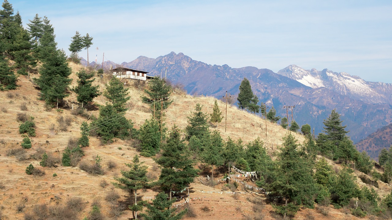Butanas, Kalnų Namas, Kalnas, Nemokamos Nuotraukos,  Nemokama Licenzija