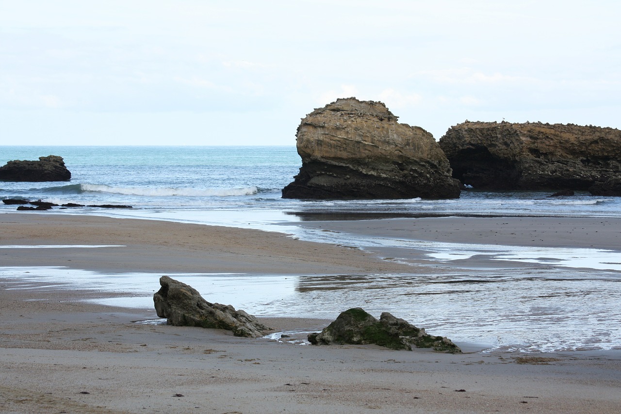 Biarritz, Papludimys, Smėlis, France, Vasara, Nemokamos Nuotraukos,  Nemokama Licenzija