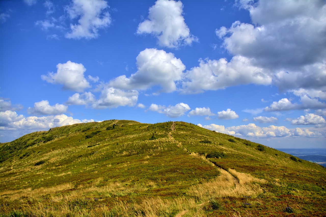 Bieszczady, Kalnai, Tyla, Lenkija, Dangus, Kraštovaizdis, Gamta, Vaizdas Iš Viršaus, Šventė, Vaizdas