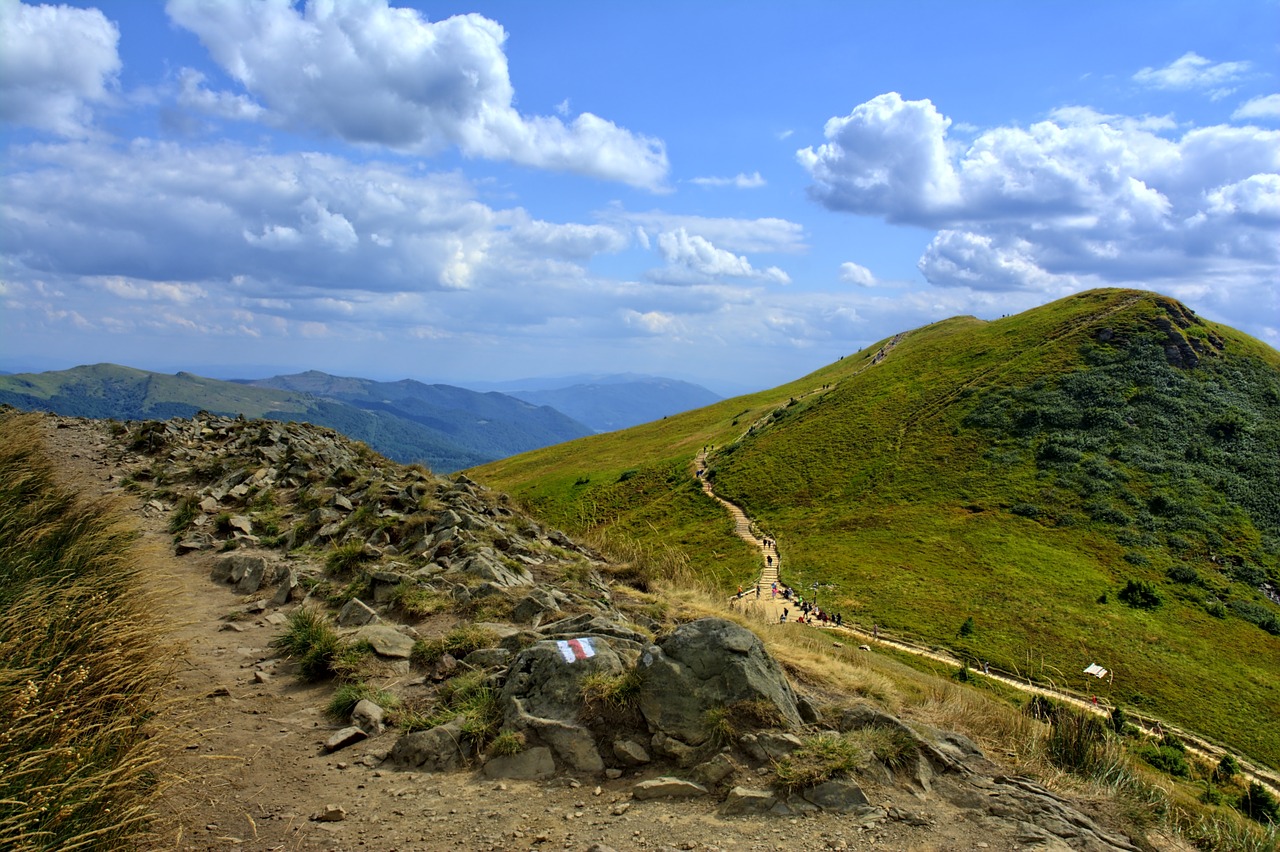 Bieszczady, Tarnica, Buko Berdo, Kalnai, Tyla, Lenkija, Dangus, Kraštovaizdis, Gamta, Vaizdas Iš Viršaus