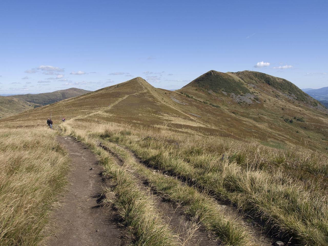 Bieszczady, Kalnai, Tarnica, Vaizdas Iš Viršaus, Dangus, Kraštovaizdis, Debesys, Vaizdas, Lenkija, Grožis