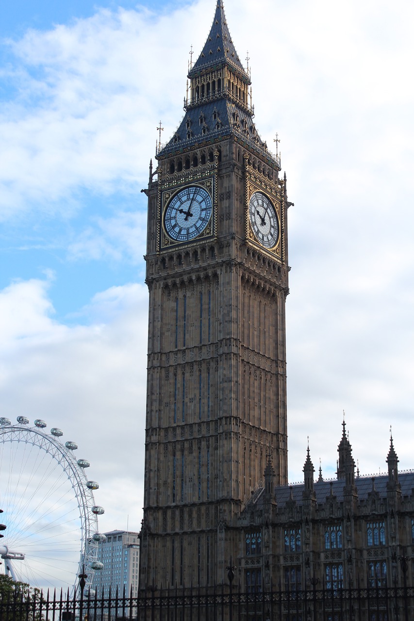 Didysis Benas, Westminster, Parlamentas, Londonas, Anglija, Jungtinė Karalystė, Orientyras, Laikrodzio Bokstas, Bokštas, Laikrodis