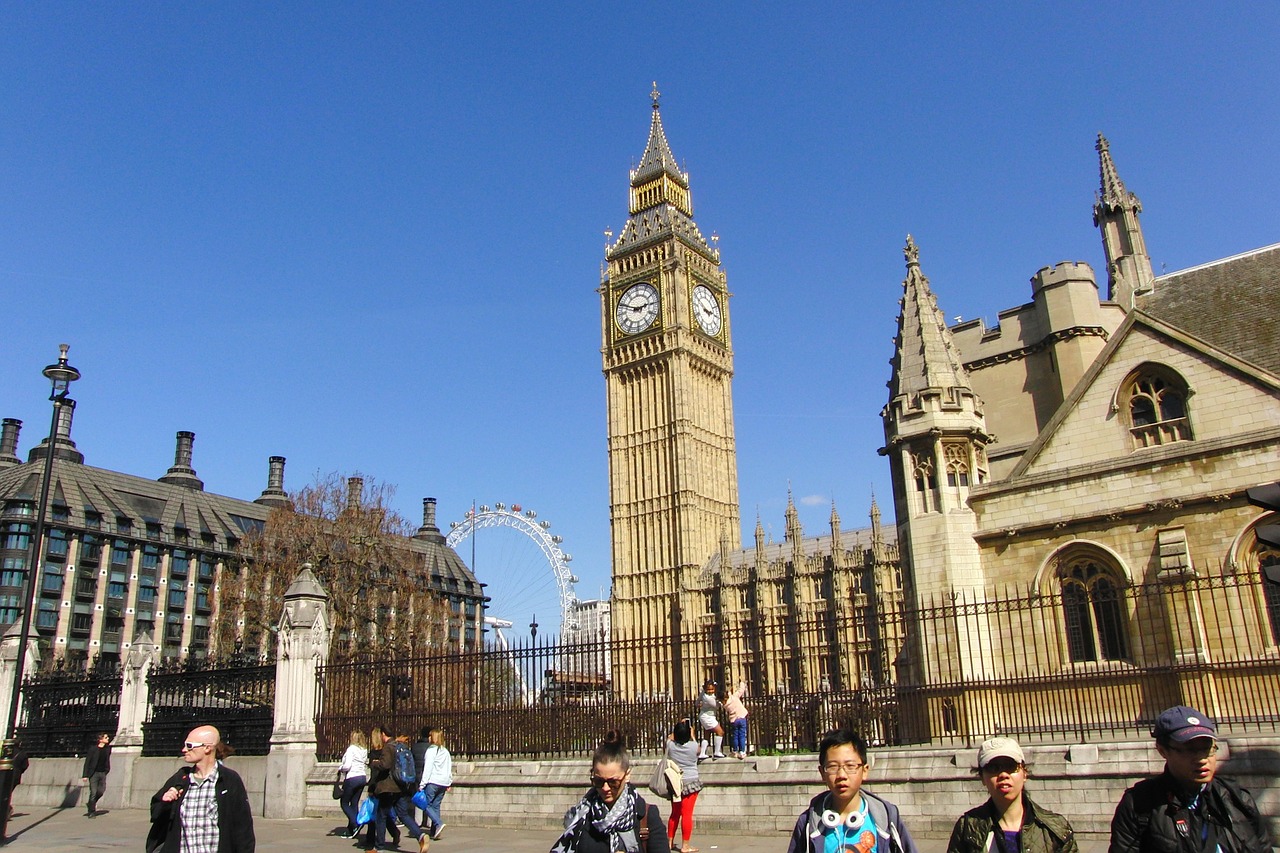 Didysis Benas, Londonas, Jungtinė Karalystė, Anglija, Orientyras, Uk, Miestas, Westminster, Architektūra, Laikrodzio Bokstas