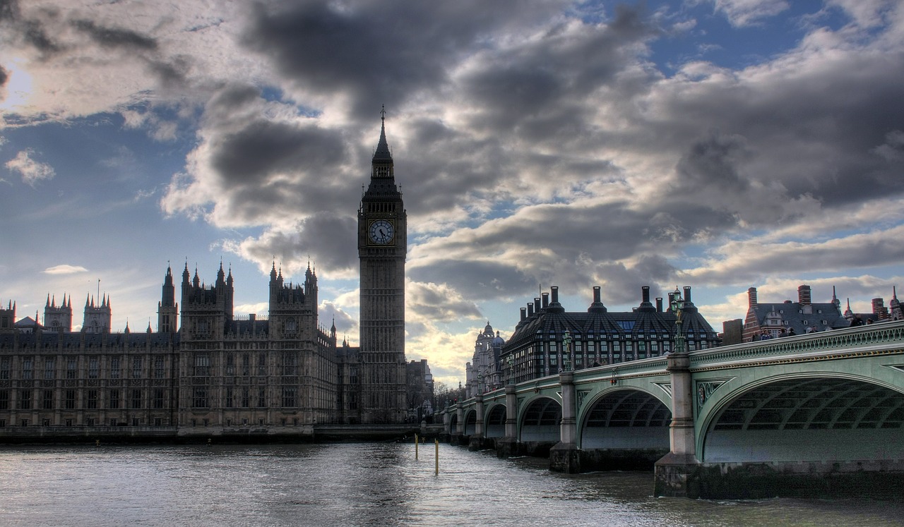 Didysis Benas, Thames Upė, Londonas, Westminster, Parlamentas, Uk, Tiltas, Miestas, Britanija, Britanija