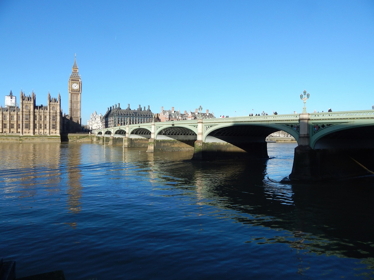 Didysis Benas, Londono Tiltas, Londonas, Anglija, Tiltas, Benas, Didelis, Upė, Thames, Westminster