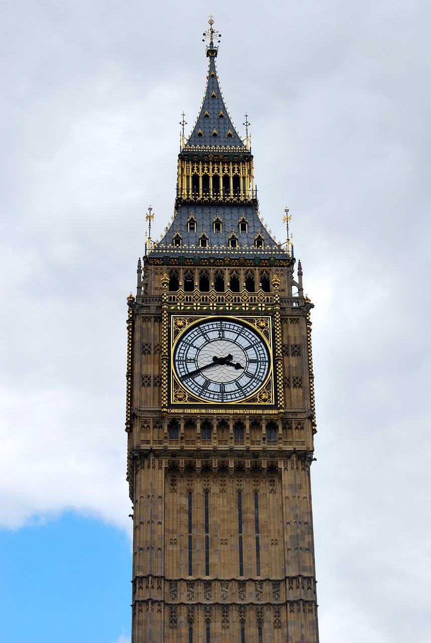 Didysis Benas, Londonas, Anglija, Laikrodis, Parlamentas, Bokštas, Britanija, Architektūra, Vyriausybė, Nemokamos Nuotraukos