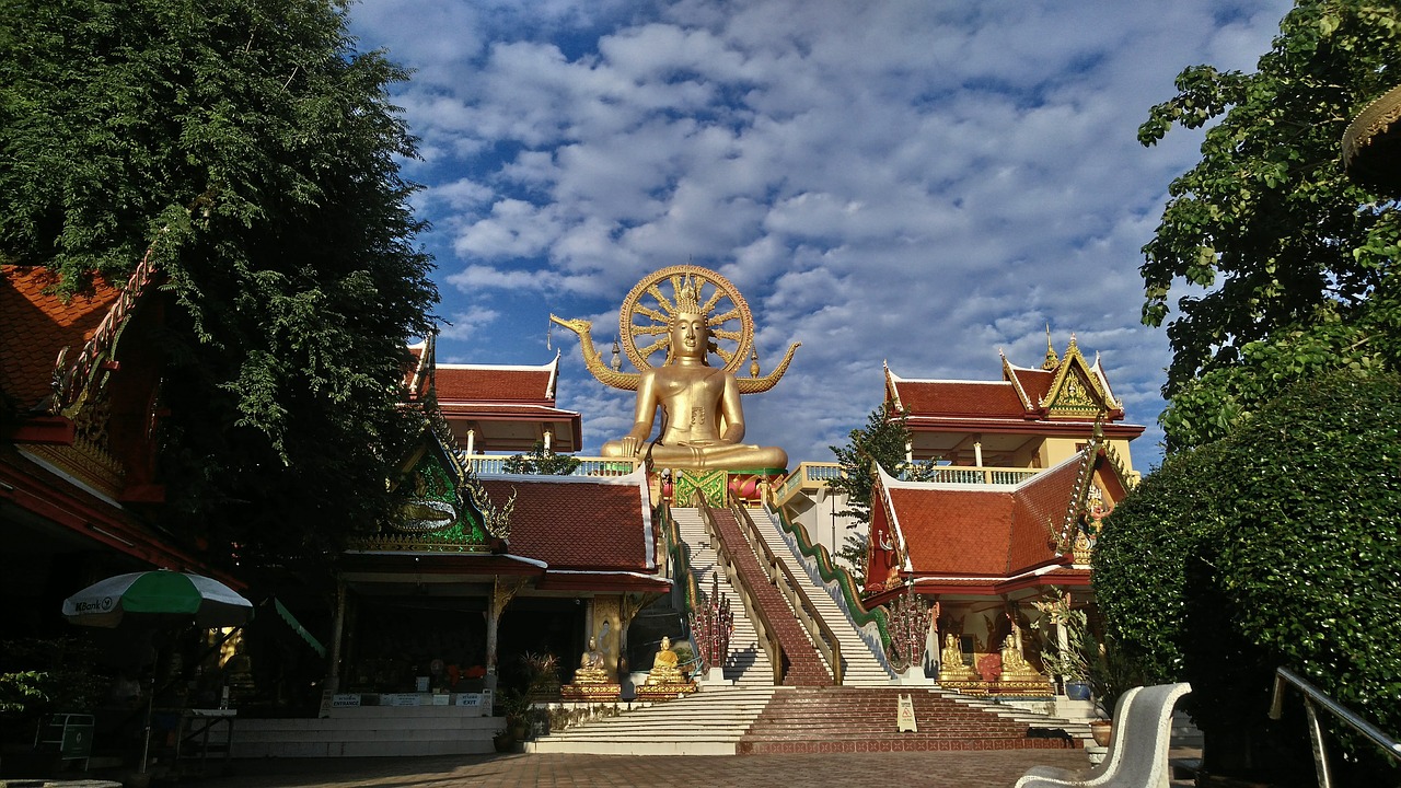 Didžioji Budos Šventykla, Koh Samui, Tailandas, Nemokamos Nuotraukos,  Nemokama Licenzija