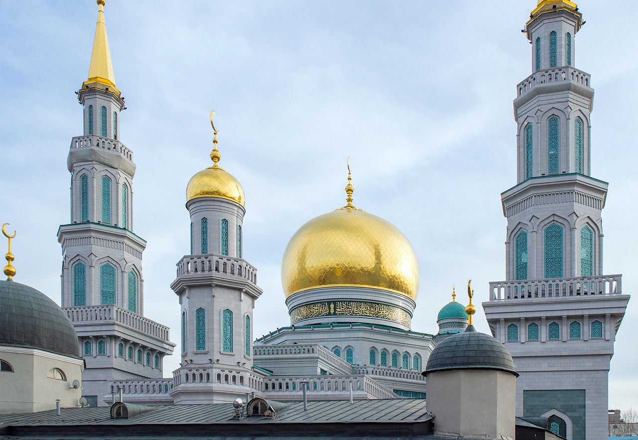 Didžioji Mečetė, Mečetė, Šventykla, Moscow, Kupolas, Bažnyčia, Islamas, Religija, Architektūra, Prospekt Mira