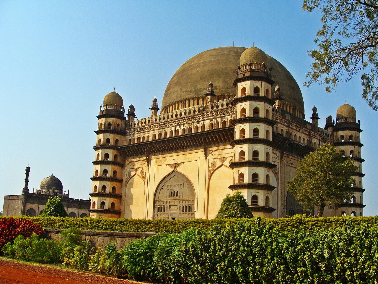 Haspur, Gol Gumbaz, Karnataka, Paminklas, Indija, Kelionė, Istorinis, Islamic, Architektūra, Mauzoliejus