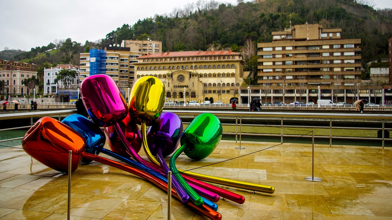 Bilbao,  Guggenheimo,  Spalvos,  Gatvė, Nemokamos Nuotraukos,  Nemokama Licenzija
