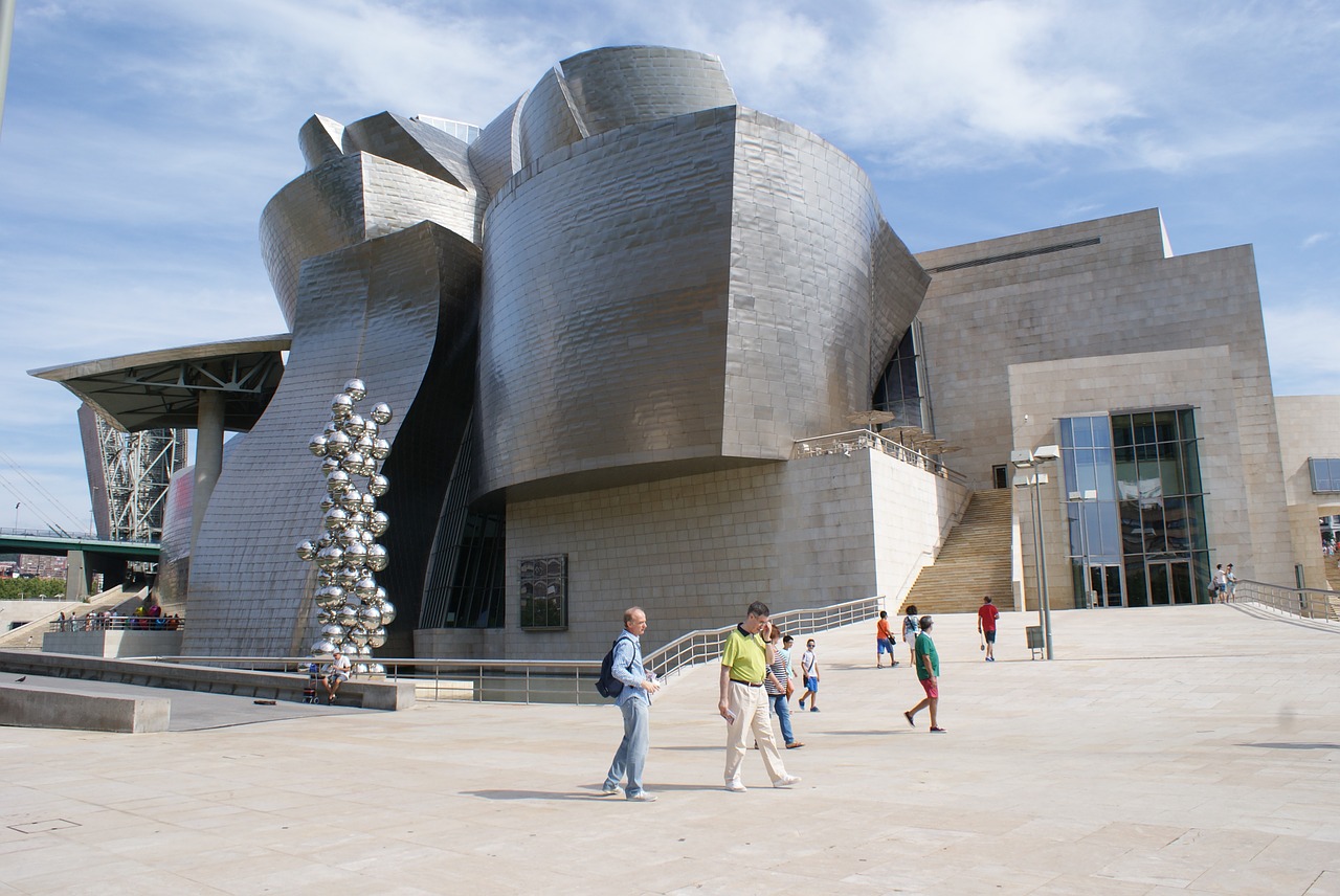 Bilbao, Euskadi, Dangus, Muziejus, Vizcaya, Guggenheimas, Nemokamos Nuotraukos,  Nemokama Licenzija