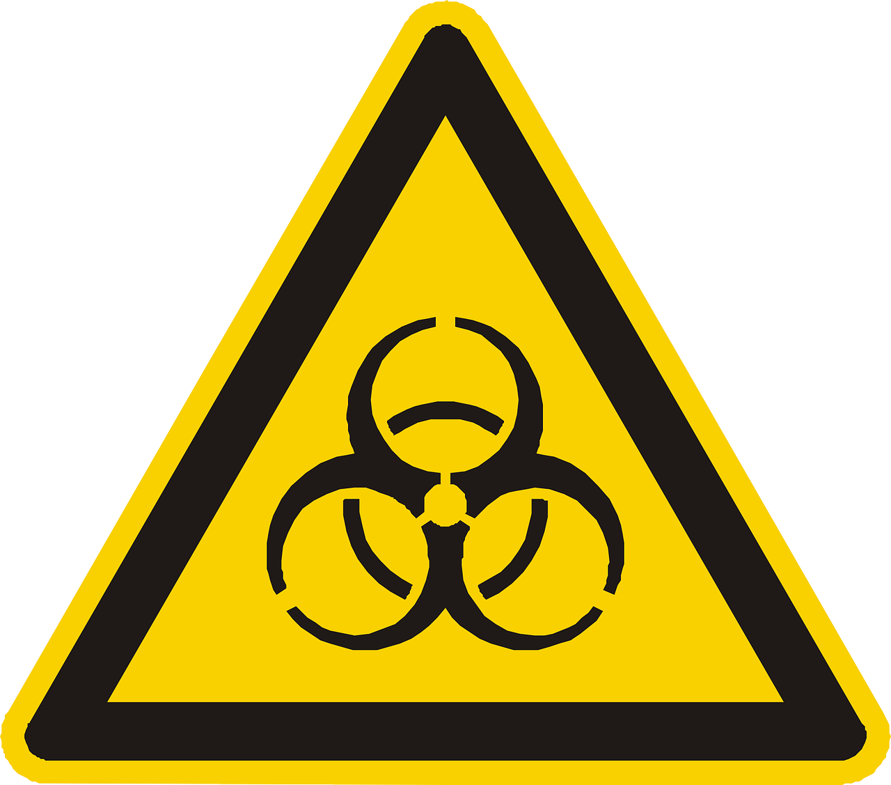 Biohazard, Nuodai, Įspėjimas, Dėmesio, Geltona, Ženklas, Simbolis, Piktograma, Nemokama Vektorinė Grafika, Nemokamos Nuotraukos