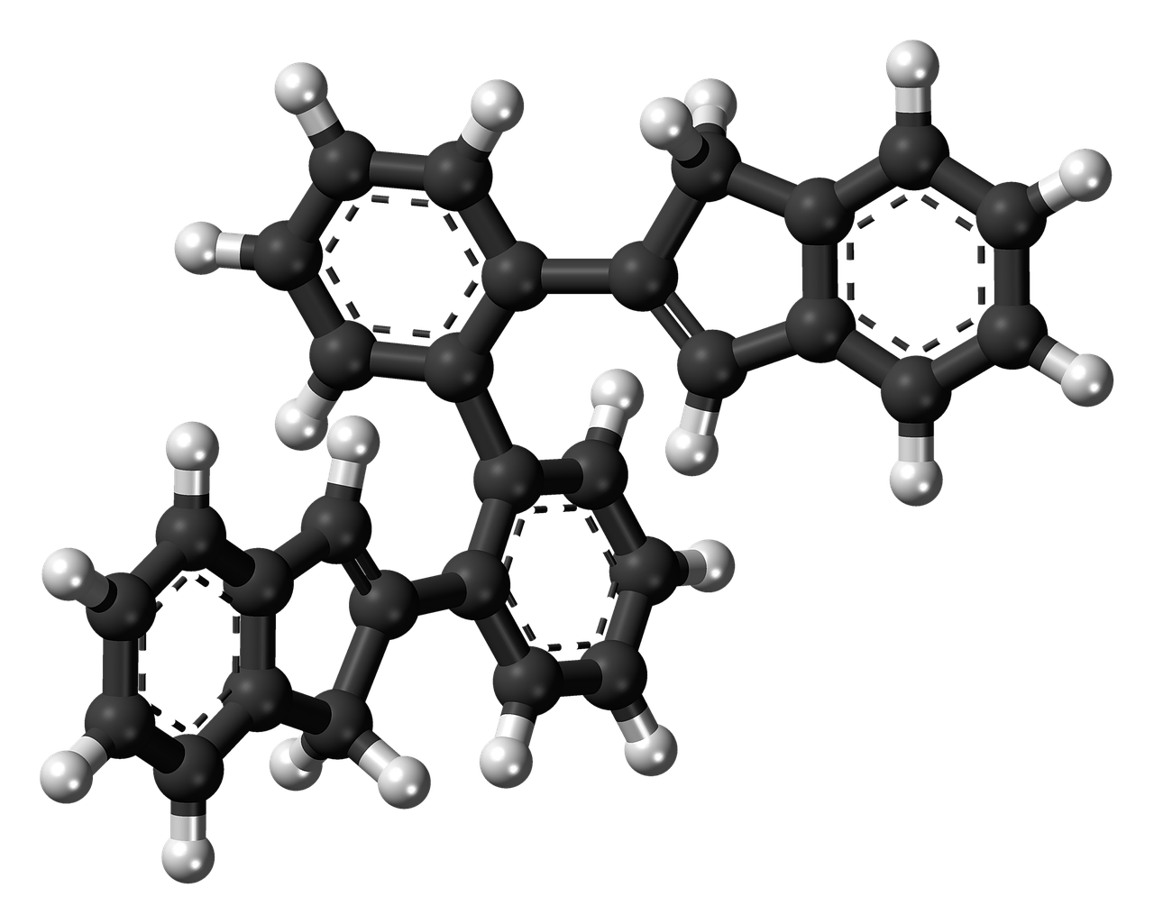 Bifenilas, Aromatiniai, Angliavandenilis, Modelis, Molekulė, Cheminis, Laboratorija, Mokslas, Junginys, Komponentas