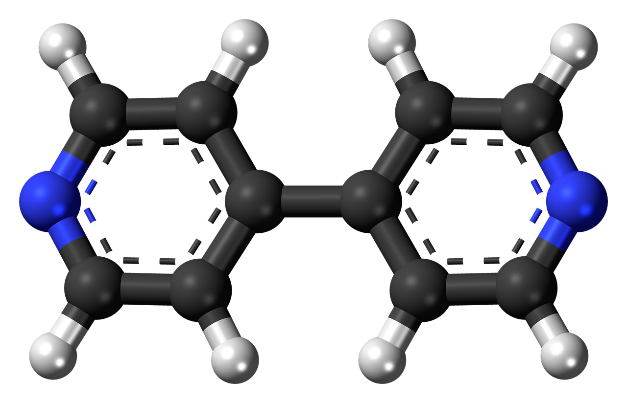 Bipiridinas,  Molekulė,  Chemija,  Atomai,  Modelis,  Bondings,  Tyrimai,  Junginys,  Aromatiniai, Nemokamos Nuotraukos