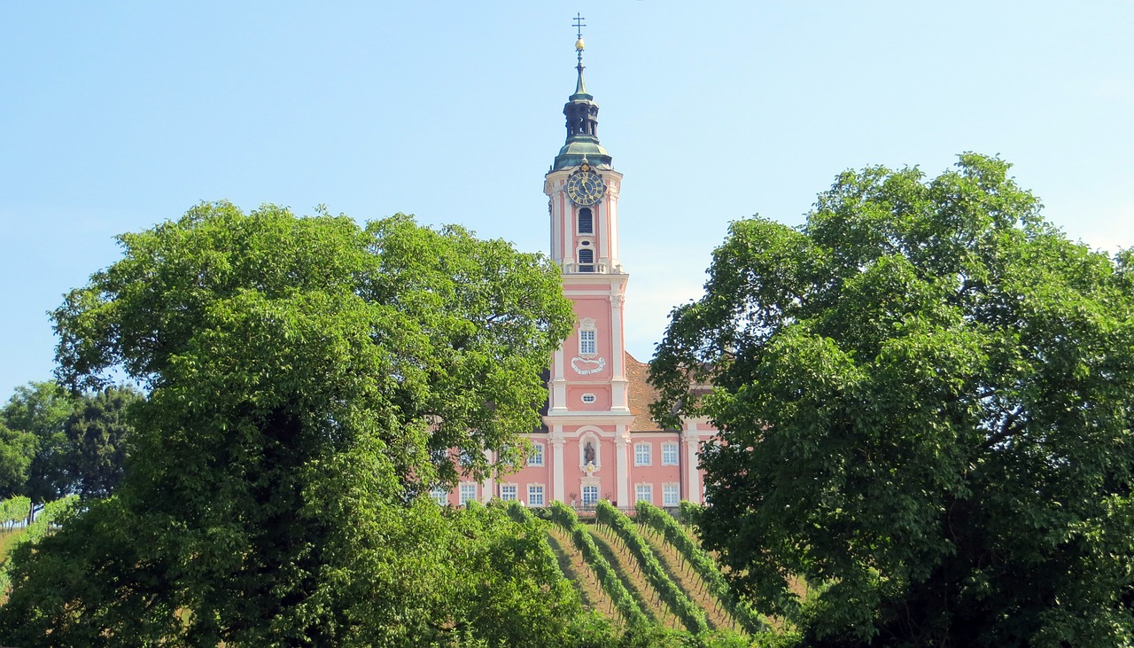 Birnau, Bazilika, Bažnyčia, Garbinimo Namai, Fasadas, Architektūra, Vynas, Ežero Konstanta, Pastatas, Nemokamos Nuotraukos