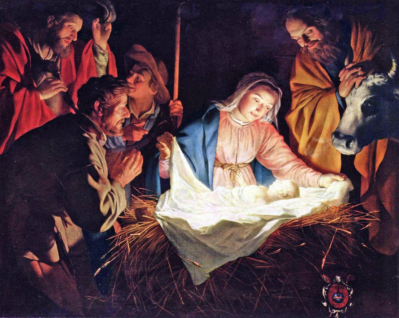 Jėzaus Gimimas, Nativity, Piemenų Pagarbinimas, Marie Ir Josefas, 1622 Krikščioniškas Tapyba, Tikėjimas, Religija, Motinystė, Motinystės Meilė, Motina Ir Vaiku