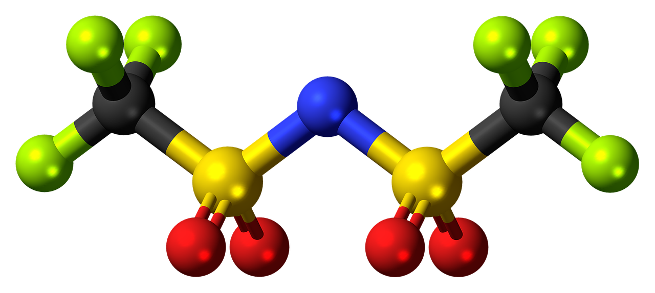 Bistriflimido Anijonas, Molekulė, Modelis, Junginys, Struktūra, Chemija, Mokslas, Atomai, Nemokamos Nuotraukos,  Nemokama Licenzija