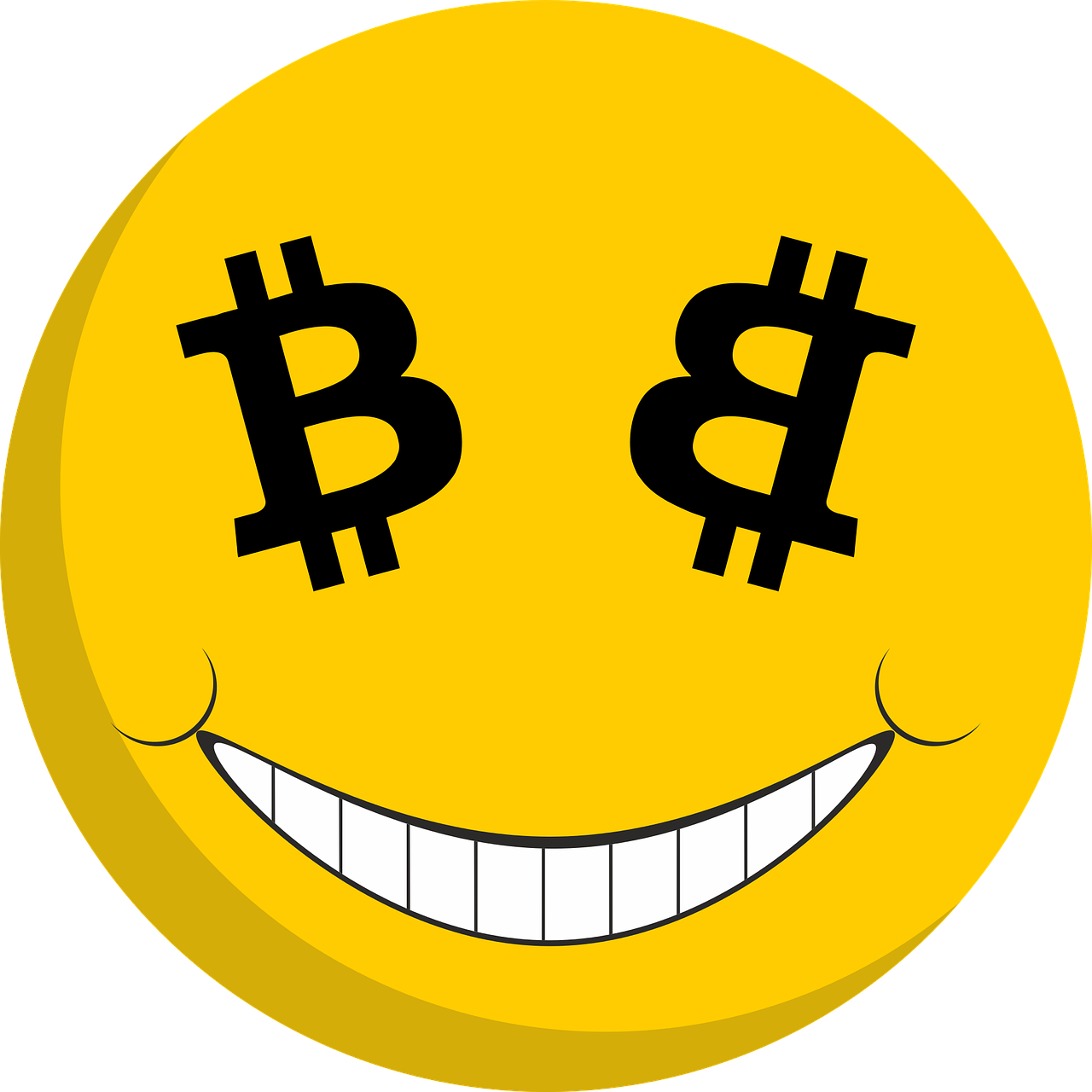 Bitino, Smiley, Valiuta, Pinigai, Pinigai Ir Pinigų Ekvivalentai, Elektroniniai Pinigai, Tinklas, Ekonomika, Šypsnys, Virtualus