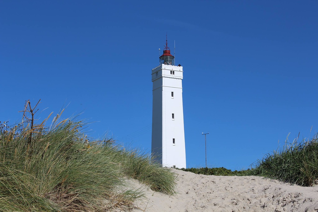 Blaavand, Denmark, Švyturys, Papludimys, Šiaurės Jūra, Nemokamos Nuotraukos,  Nemokama Licenzija