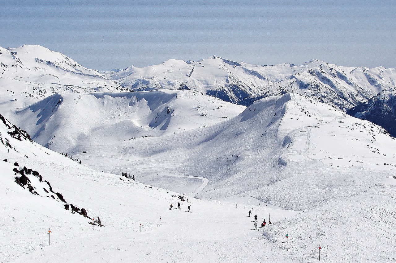 Blackcomb, Whistler, Kalnas, Sniegas, Slidinėjimas, Turizmo Slidinėjimo Turai, Slidininkas, Sportas, Veiksmas, Žiema