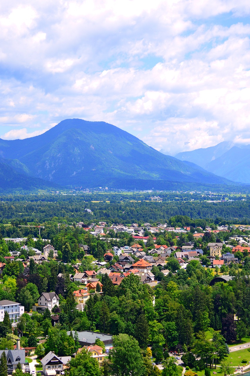 Bled,  Kalnai,  Slovėnija,  Pobūdį,  Kelionė,  Kalnų,  Gražus,  Europoje,  Medžiai,  Turizmas