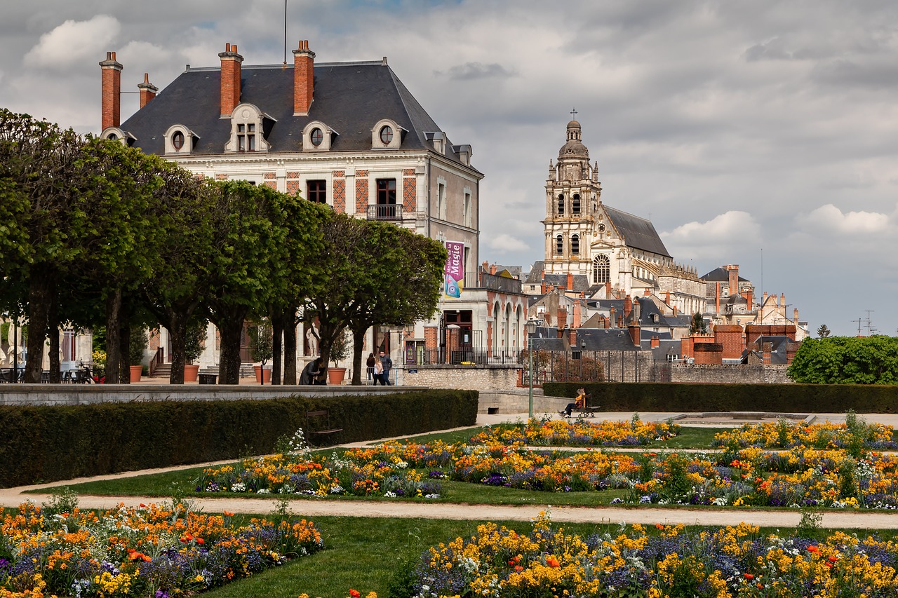 Blois,  Miestas,  Miesto Kraštovaizdis,  Turizmas,  Lauke,  Sodo Gėlės,  Žalias,  Be Honoraro Mokesčio, Nemokamos Nuotraukos,  Nemokama Licenzija