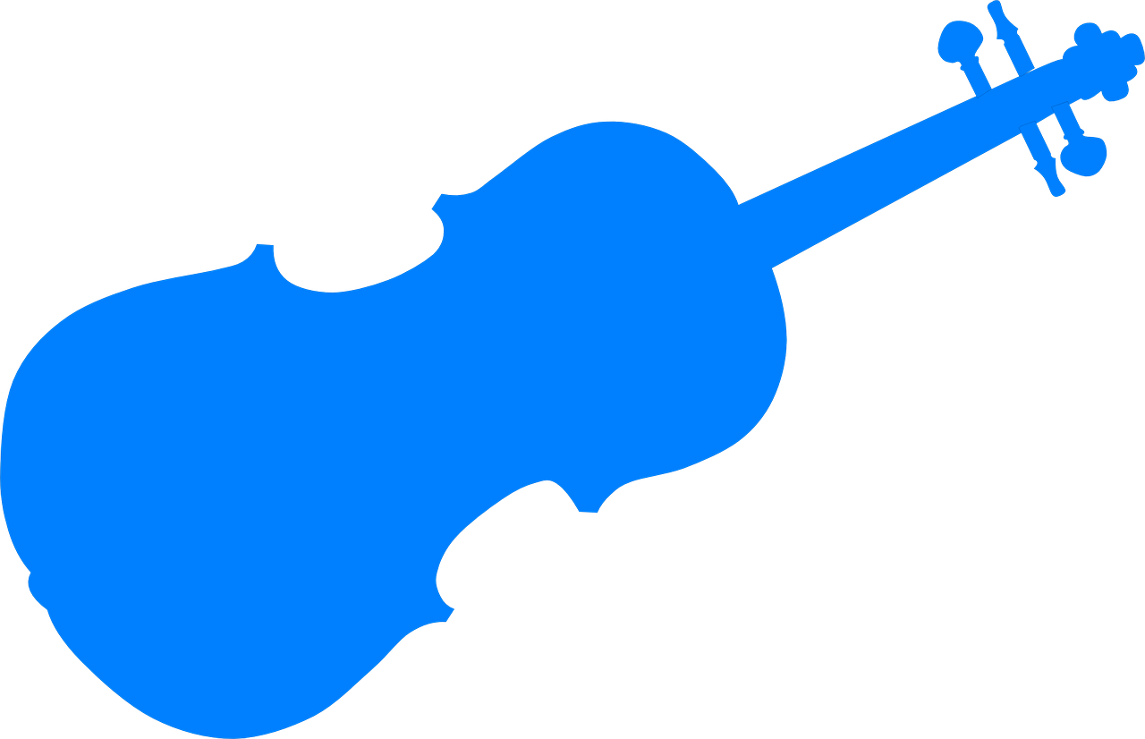 Mėlynas, Smuikas, Siluetas, Muzika, Instrumentas, Eilutė, Garsas, Klasikinis, Smuikininkas, Koncertas