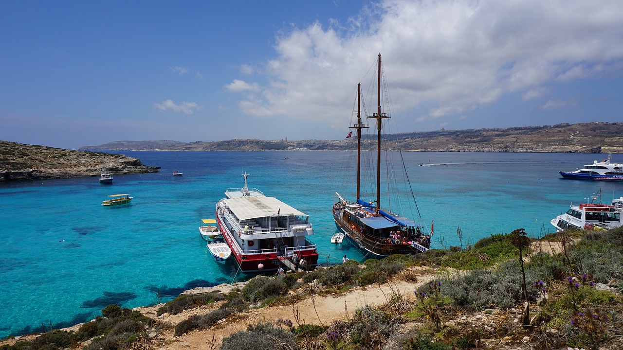 Mėlyna Lagūna, Comino Sala, Malta, Nemokamos Nuotraukos,  Nemokama Licenzija