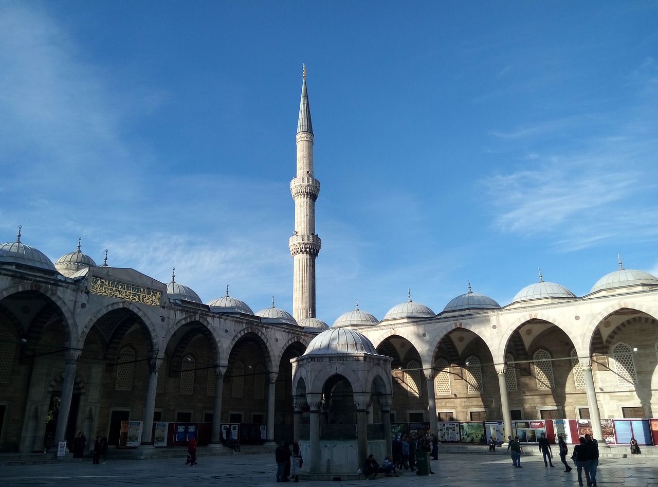 Mėlyna Mečetė, Istanbulas, Turkish, Drugys, Europa, Mečetė, Architektūra, Orientyras, Pastatas, Miestas