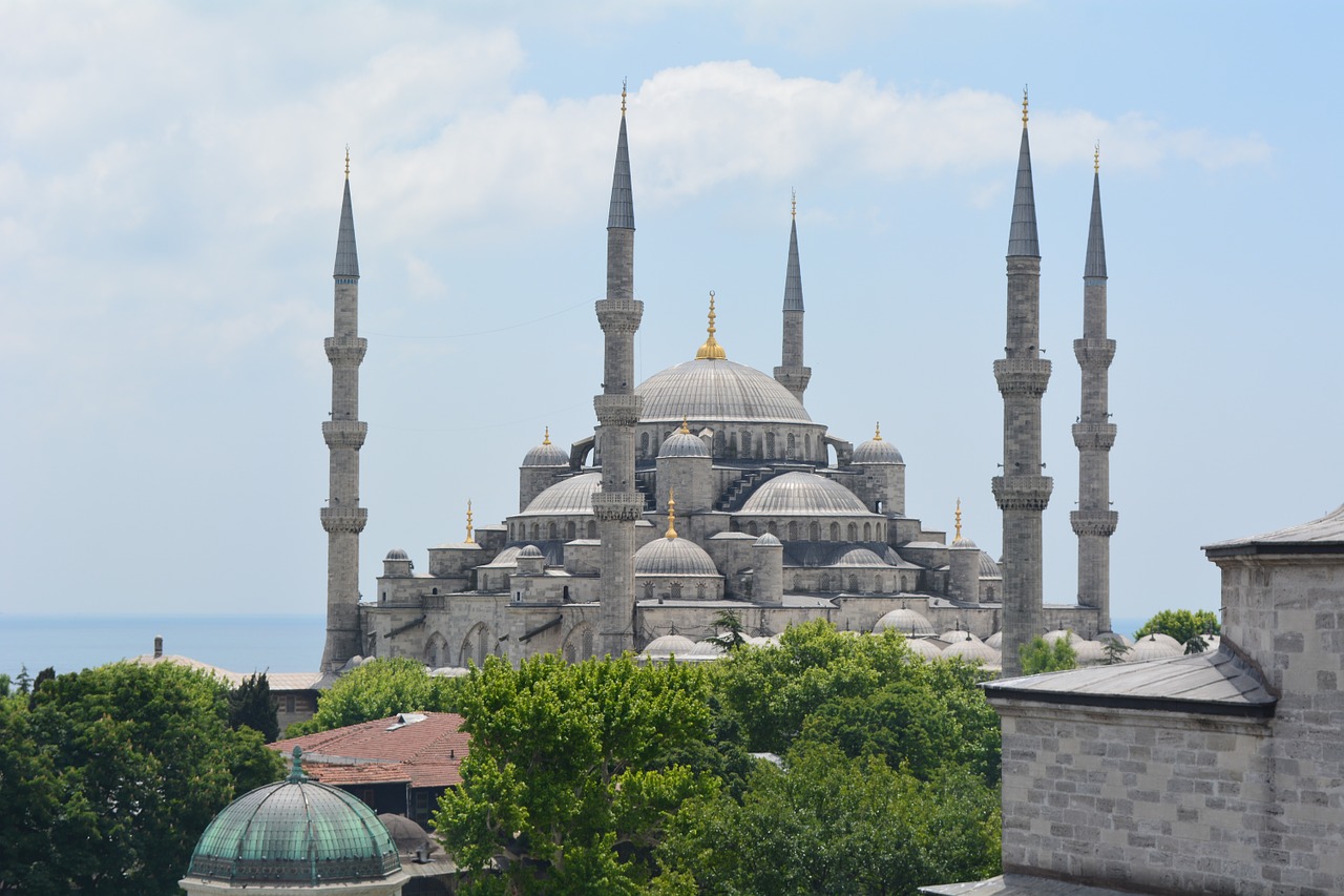 Mėlyna Mečetė, Istanbulas, Turkija, Islamas, Architektūra, Kelionė, Mėlynas, Orientyras, Žinomas, Islamic