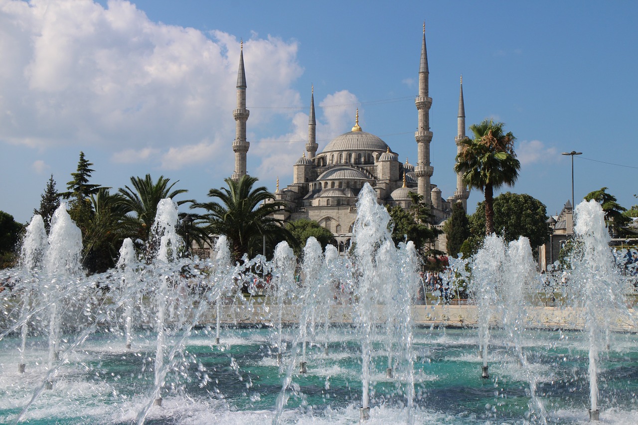 Mėlyna Mečetė, Istanbulas, Turkish, Islamas, Architektūra, Minaretas, Pastatas, Maldos Namai, Mečetė, Turkija