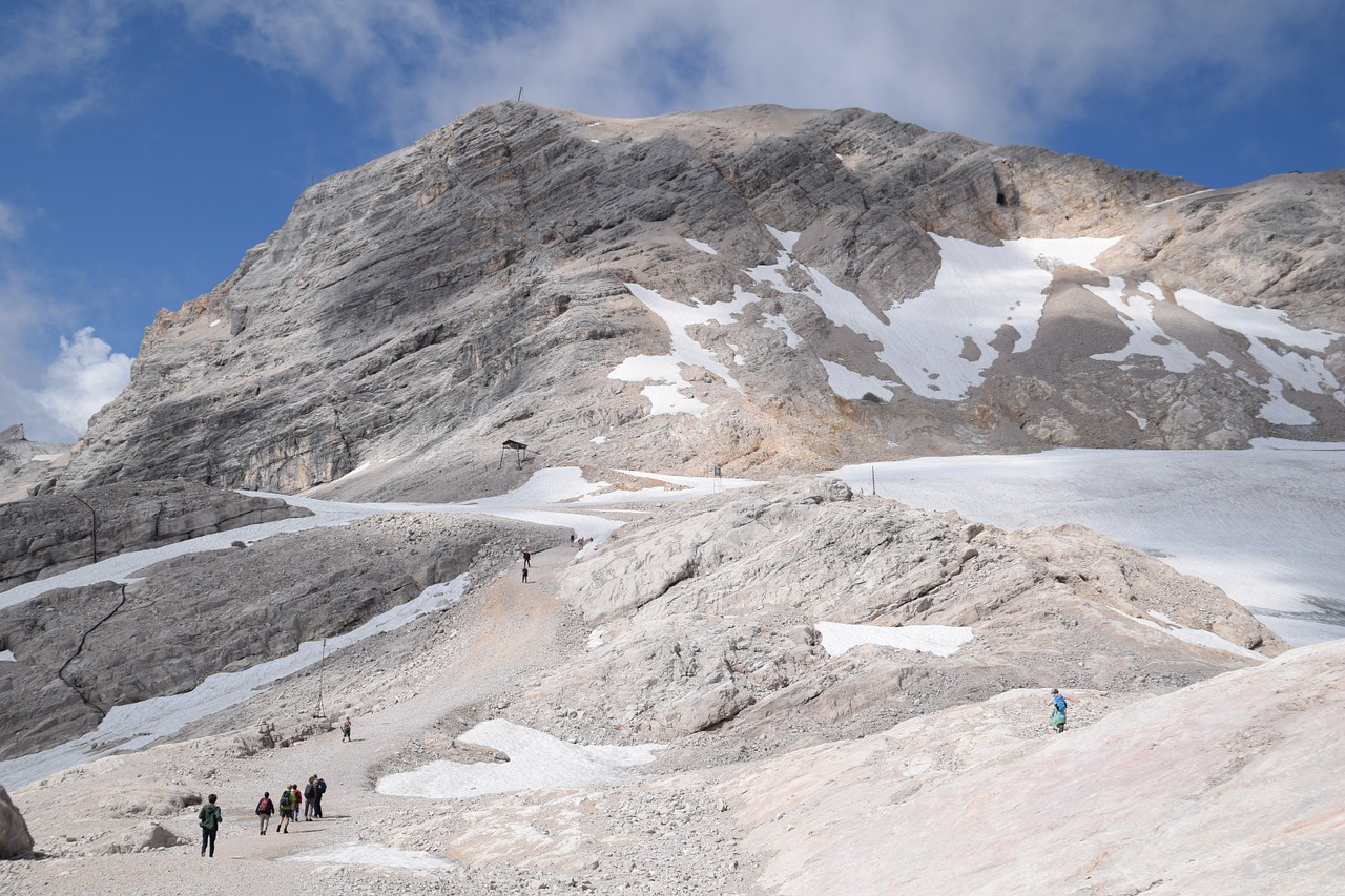 Mėlynas Dangus, Kalnų Peizažas, Zugspitze, Nemokamos Nuotraukos,  Nemokama Licenzija