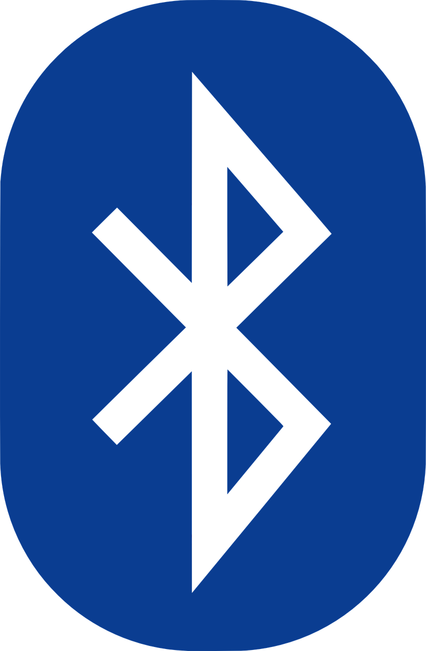 Bluetooth Piktograma, Bluetooth Logotipas, Bluetooth, Logotipas, Piktograma, Mėlynas, Tinklas, Simbolis, Ženklas, Bevielis