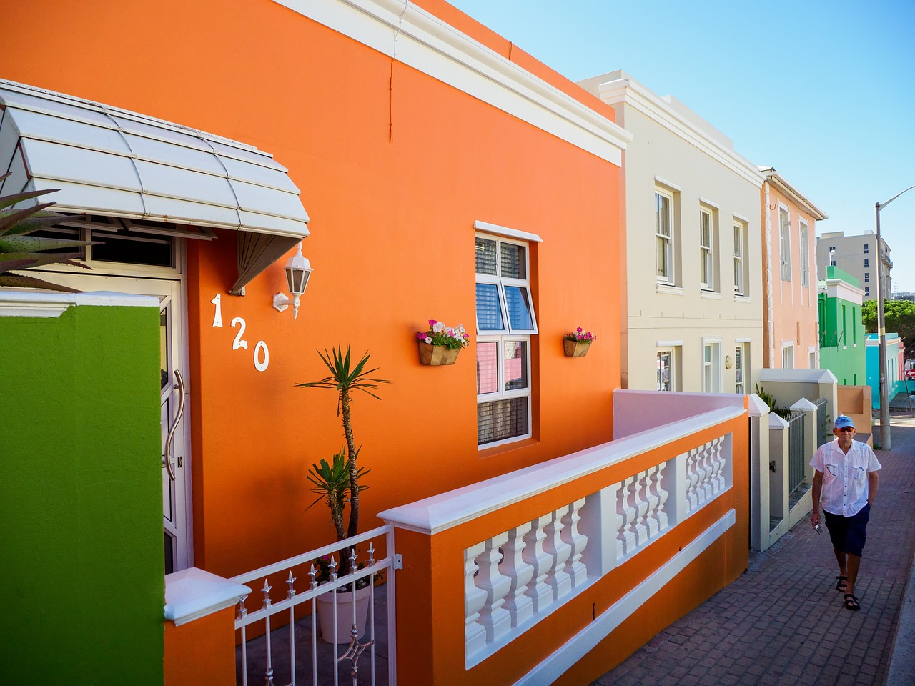 Bo-Kaap Namai,  Keiptaunas,  Wale Gatvė,  Namas,  Architektūra,  Statyba,  Namai,  Gatvė,  Langas,  Statybos