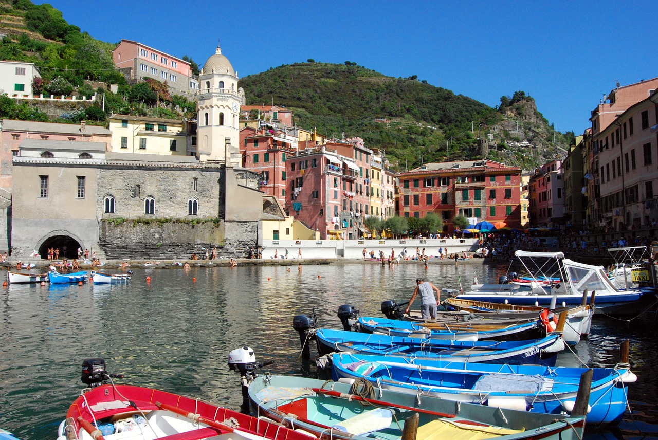 Valtis, Porto, Cinque Terre, Vernazza, Jūra, Vanduo, Ligurija, Italy, Nemokamos Nuotraukos,  Nemokama Licenzija