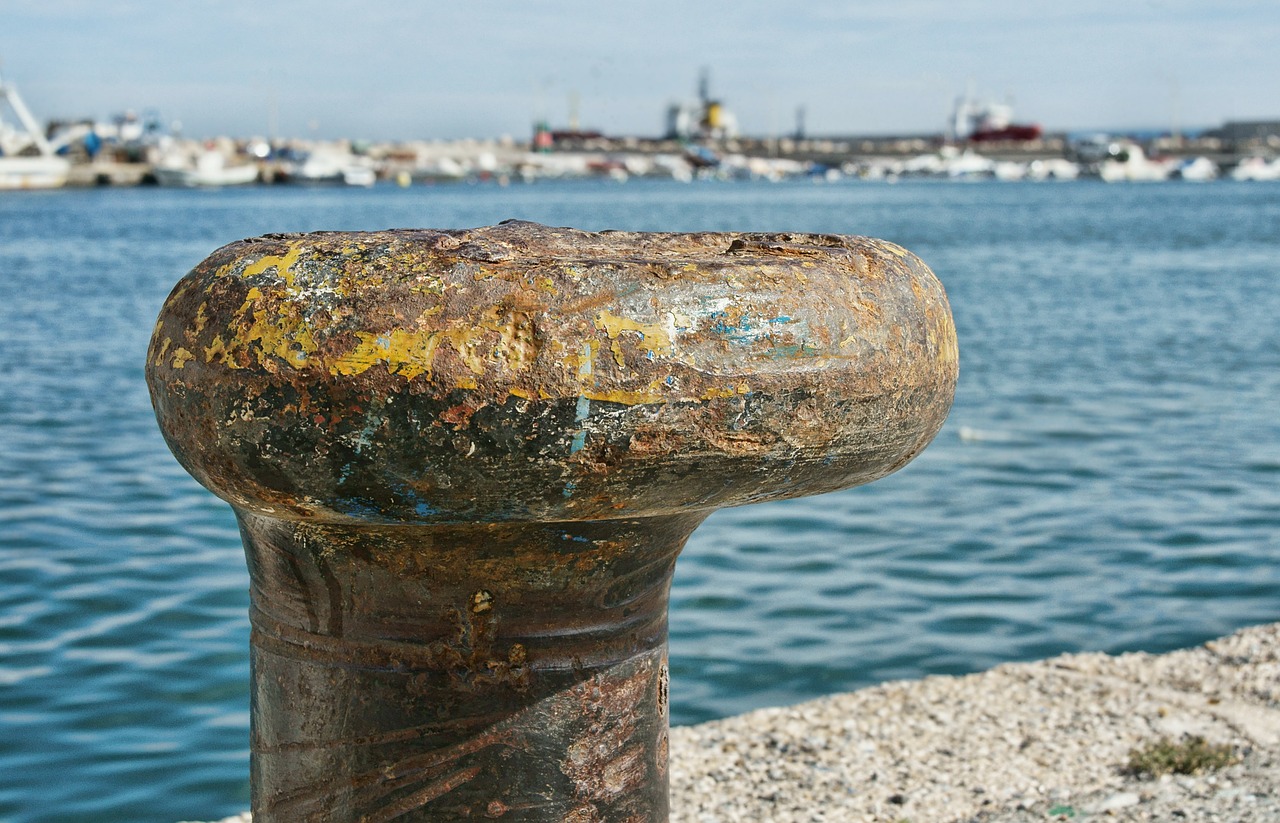 Valčių Kiemas, Bollard, Švartavimosi Kaištis, Žvejybos Sala, Motrilo Uostas, Švartavimosi Vietos, Uostas, Uostas, Valtis, Kranto