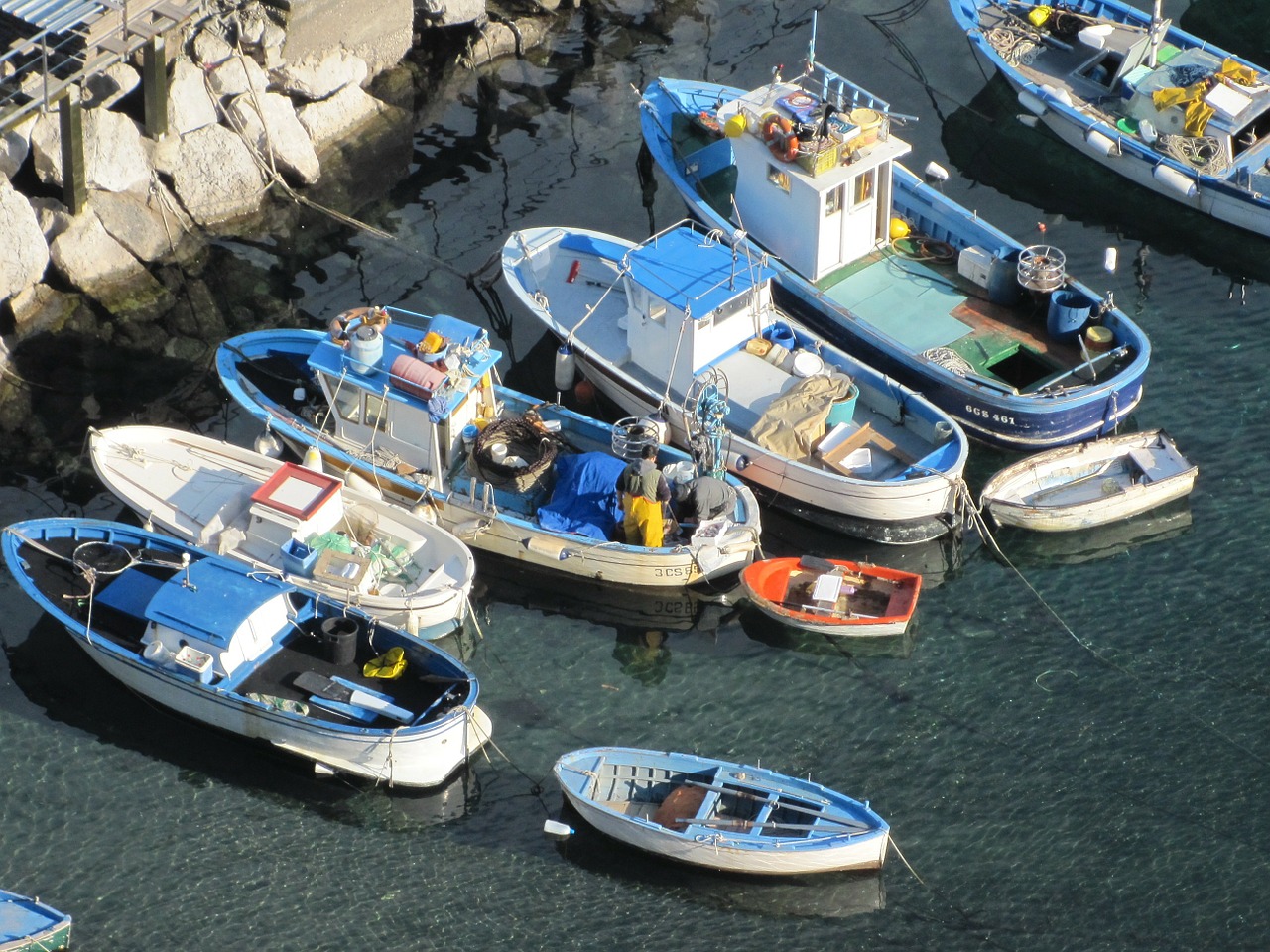 Valtys, Jūra, Capri, Žvejybos Laivai, Nemokamos Nuotraukos,  Nemokama Licenzija