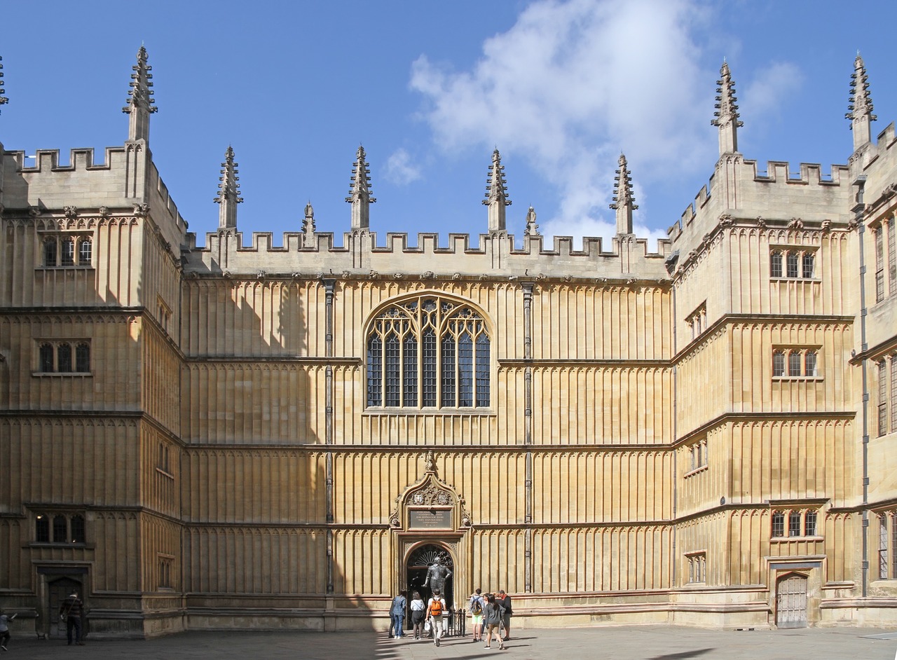 Bodleian Biblioteka, Muitinės Kopijos Biblioteka, Universitetas, Oxford, Anglija, Nemokamos Nuotraukos,  Nemokama Licenzija